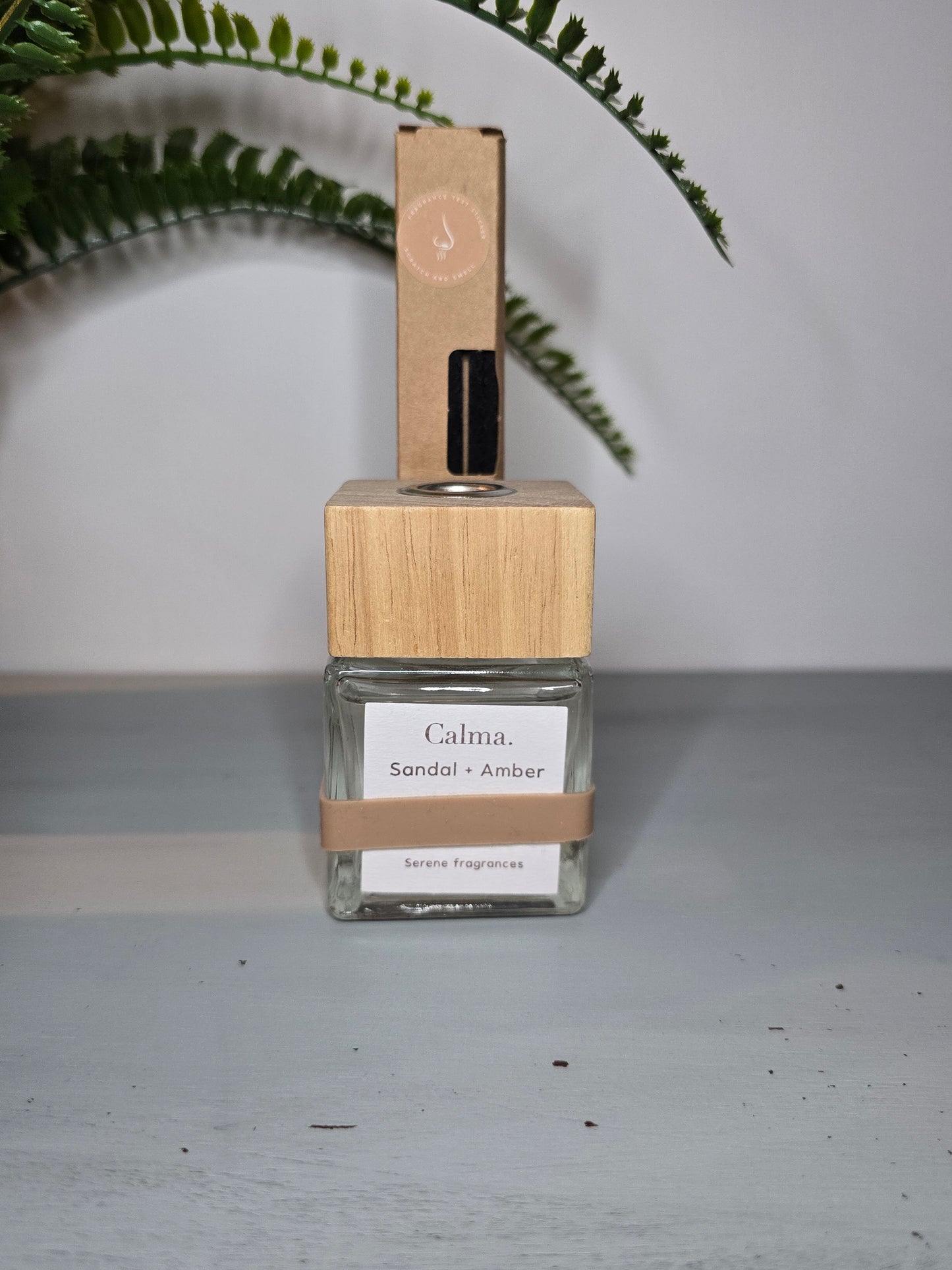 Diffuser with sticks - Sandalwood + Amber