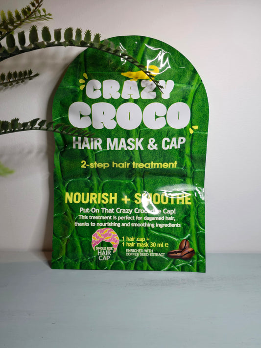 Masque et Bonnet Capillaire 2 en 1 – Soin Nourrissant + Lissant