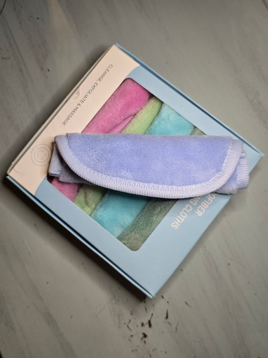 Serviette Démaquillante en Microfibre – Baby Blue | Nettoyage Doux & Réutilisable