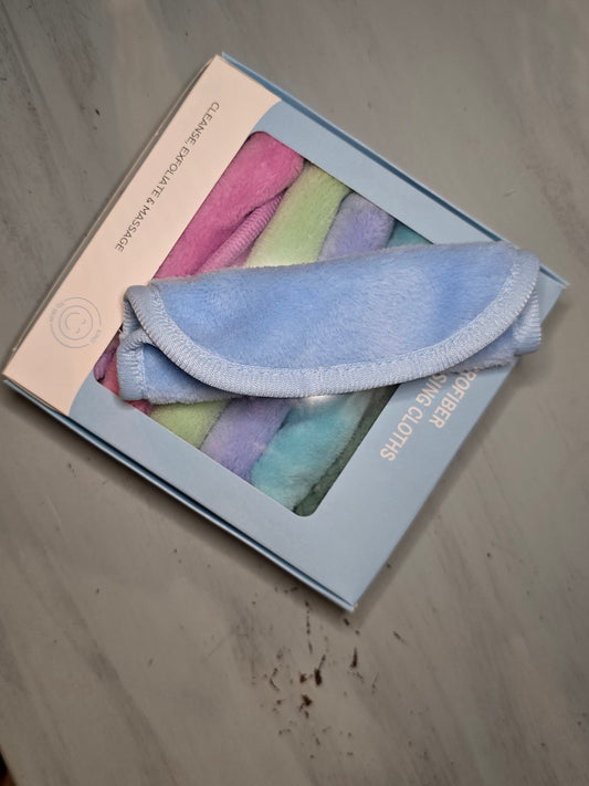 Serviette Démaquillante en Microfibre – Baby Blue | Nettoyage Doux & Réutilisable